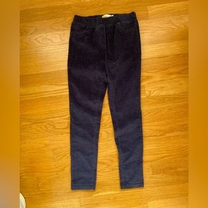 Mini Boden navy skinny corduroy pants